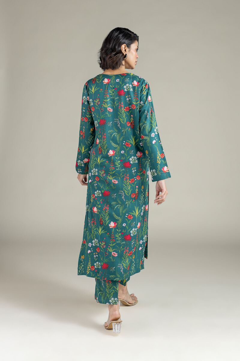Embroidered | Marina | Floral Longline Kurta | USD 25.00