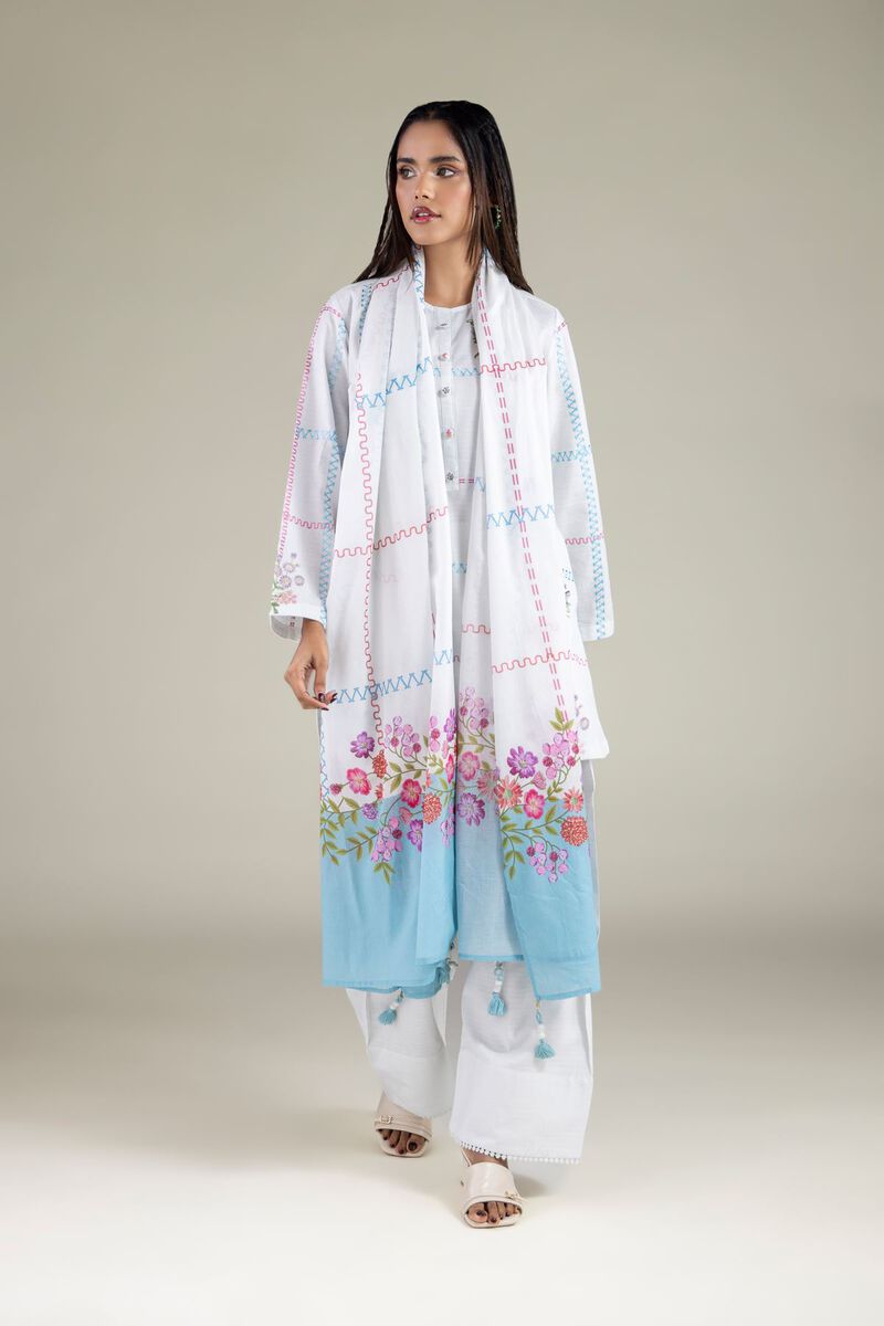 Embroidered | Lawn | Floral Tassel Dupatta | USD 25.00