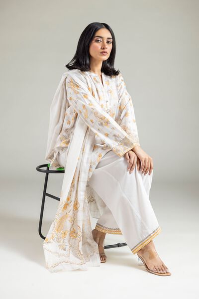 Embroidered | Textured Lawn | 3-Piece Tailored Lawn | USD 65.00