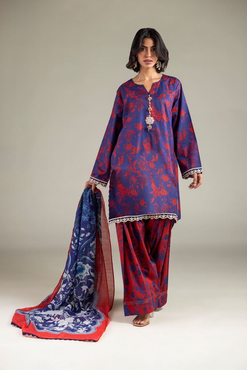 Embroidered | Cambric | Tailored 3-Piece Outfit | USD 80.00