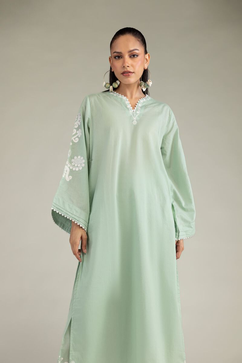 Embroidered | Cambric | Floral Cambric Kurta | USD 45.00