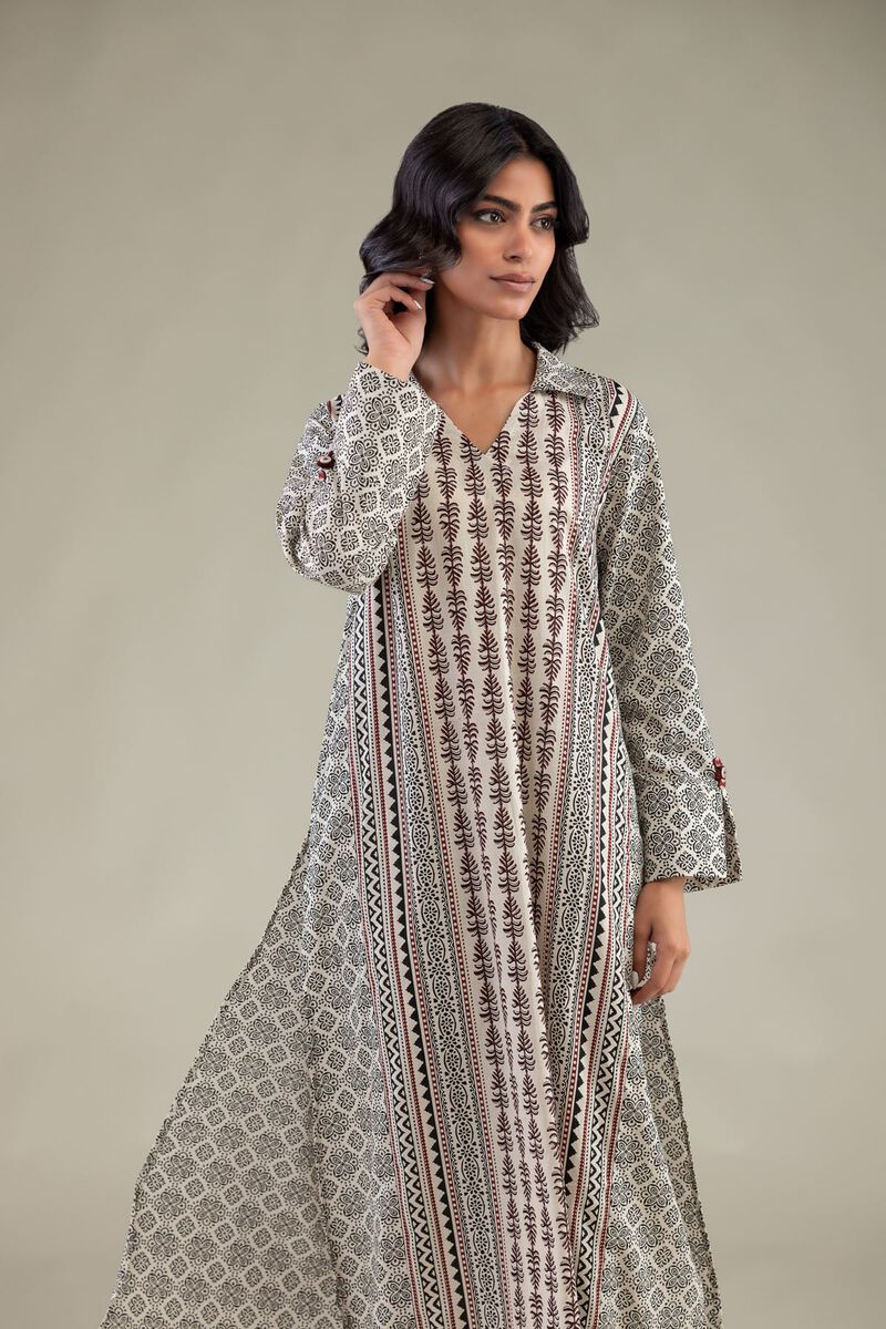 Printed | Cambric | Cambric Longline Kurta | USD 35.00