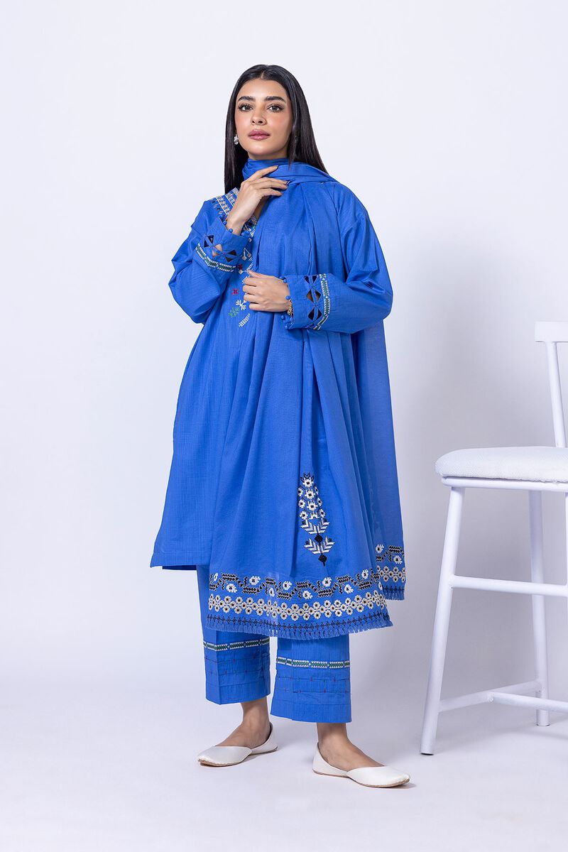 Embroidered | Crosshatch Poplin | Pants | USD 6.00