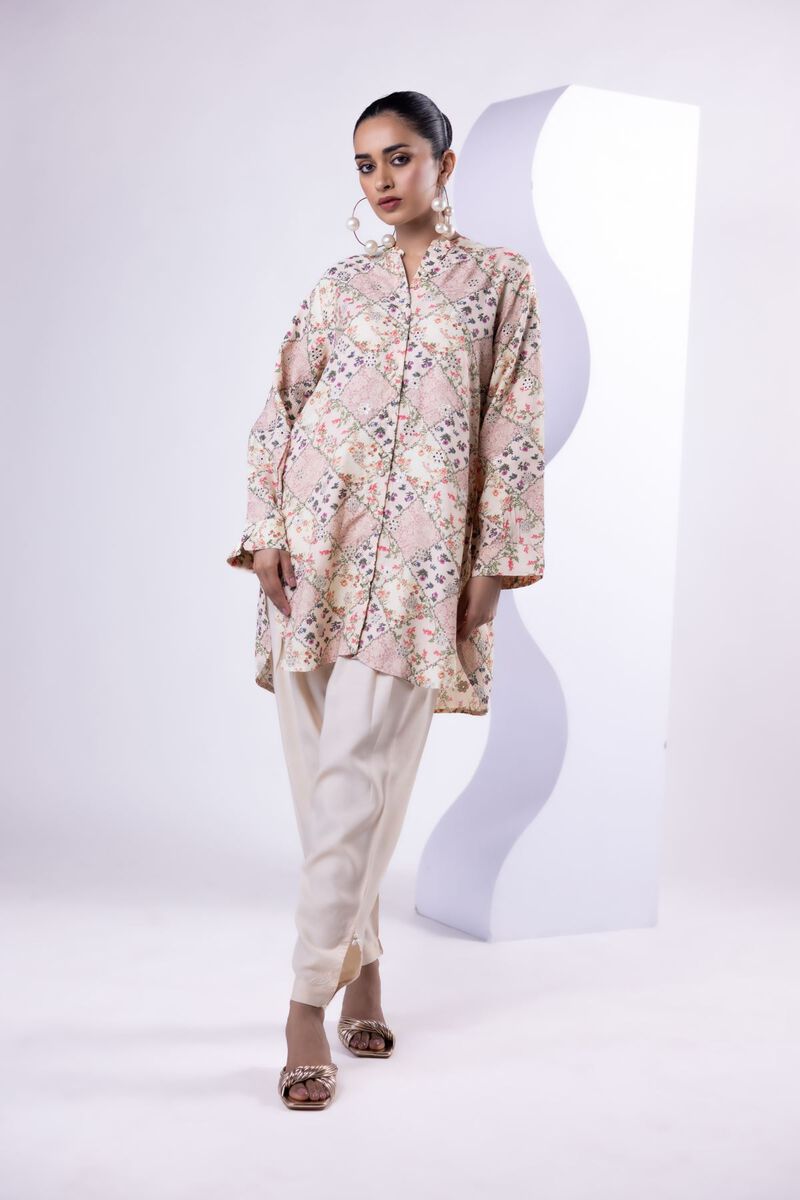 Embroidered | Russian Raw Silk | Kurta | USD 60.00