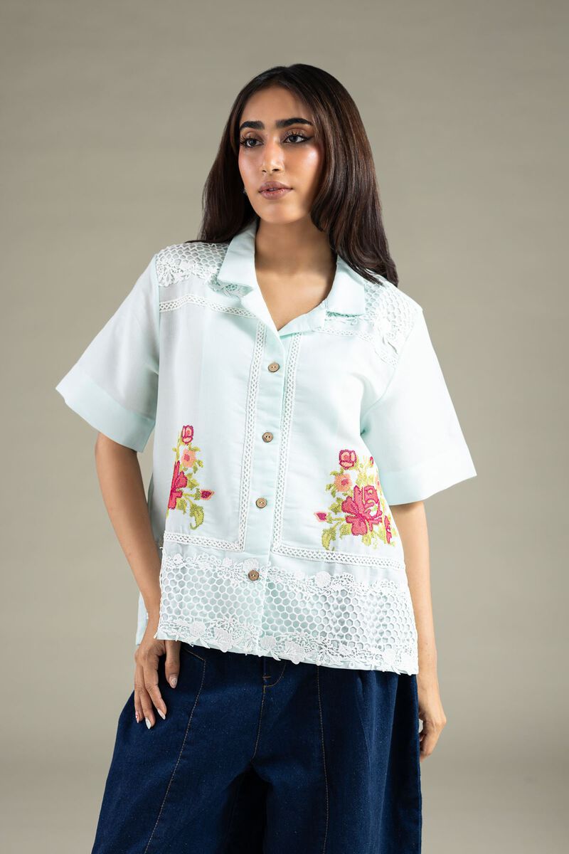 Embroidered | Mesuri | Shirt | USD 17.50