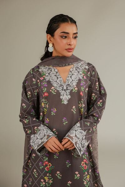 Embroidered | Cambric | Floral Cambric Tailored | USD 75.00