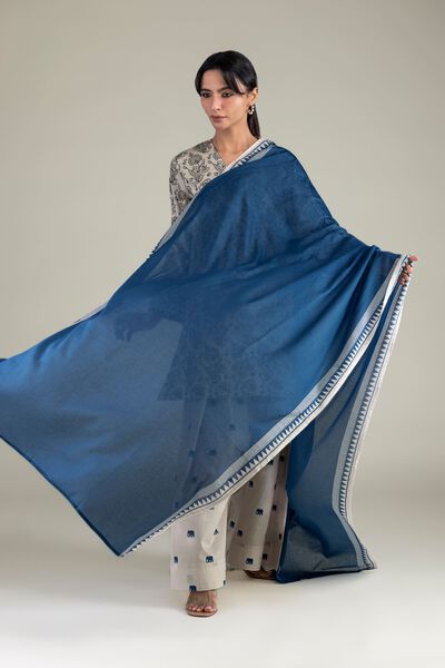 Lawn | Blue Lawn Dupatta | USD 30.00