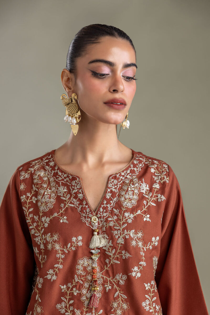 Embroidered | Heavy Blended Viscose | Short Viscose Kurta | USD 65.00