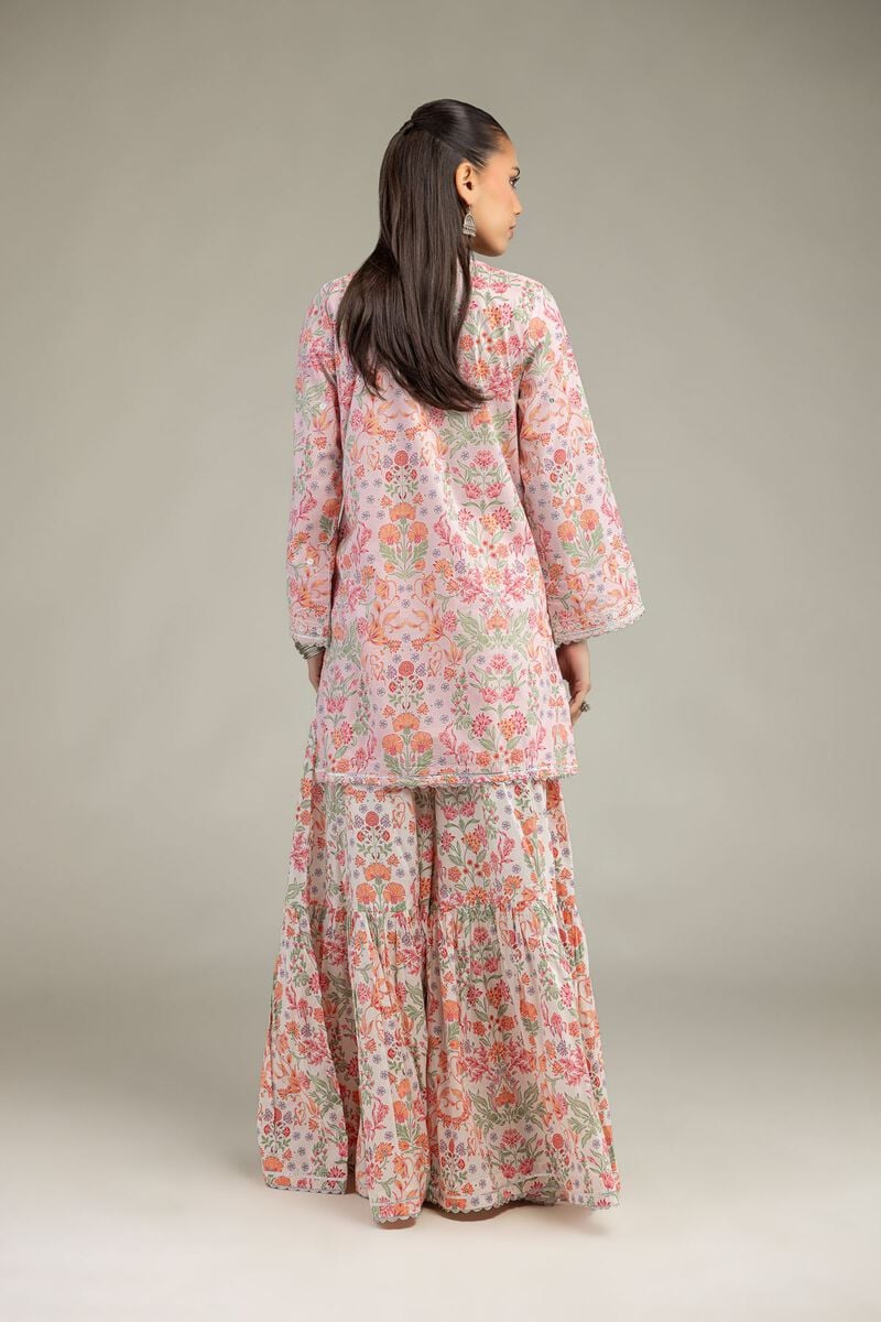 Embroidered | Cotton Viscose | Short V-Neck Kurta | USD 45.00