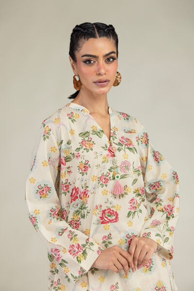 Printed | Cambric | Floral Cambric Kurta | USD 35.00