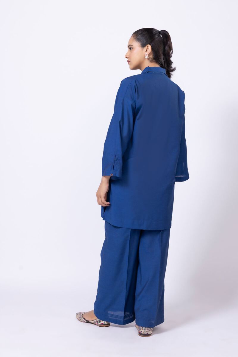 Dyed | Chambray | Kurta | USD 25.00
