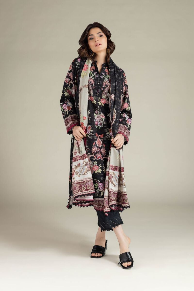 Printed | Mesuri Dobby | Tailored 3 Piece | USD 65.00