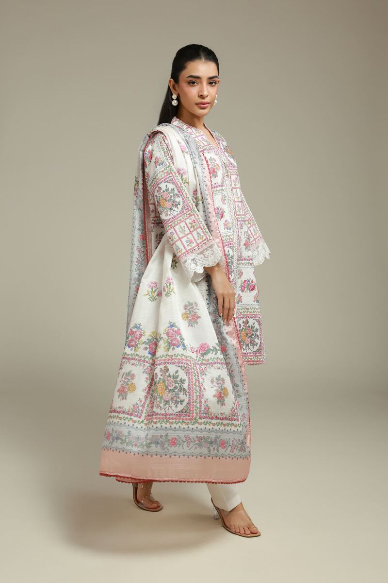 Printed | Jacquard | Tailored 3 Piece | USD 70.00