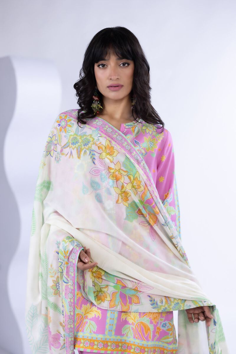 Printed | Light Thai Silk | Dupatta | USD 23.00