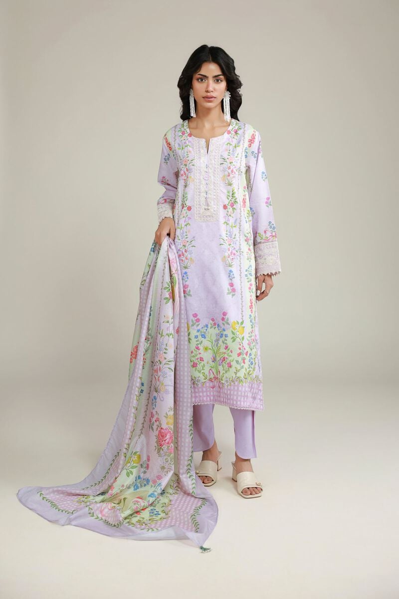 Printed | Jacquard | Tailored 3 Piece | USD 70.00