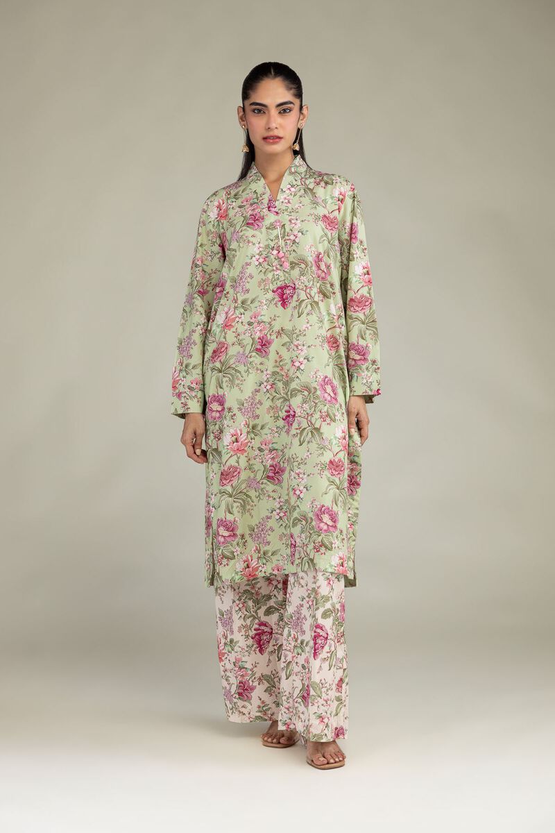 Printed | Cotton Viscose | Floral Longline Kurta | USD 35.00
