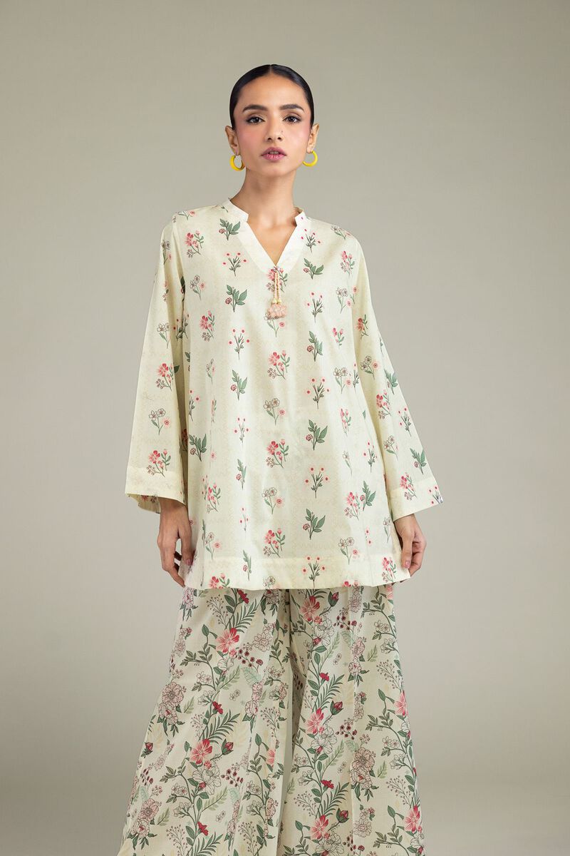 Printed | Cambric | Floral Cambric Kurta | USD 30.00