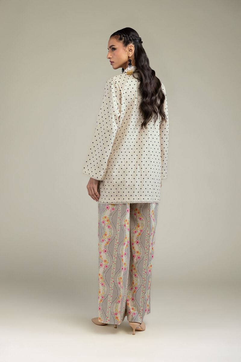 Printed | Cambric | Cambric V-Neck Kurta | USD 35.00