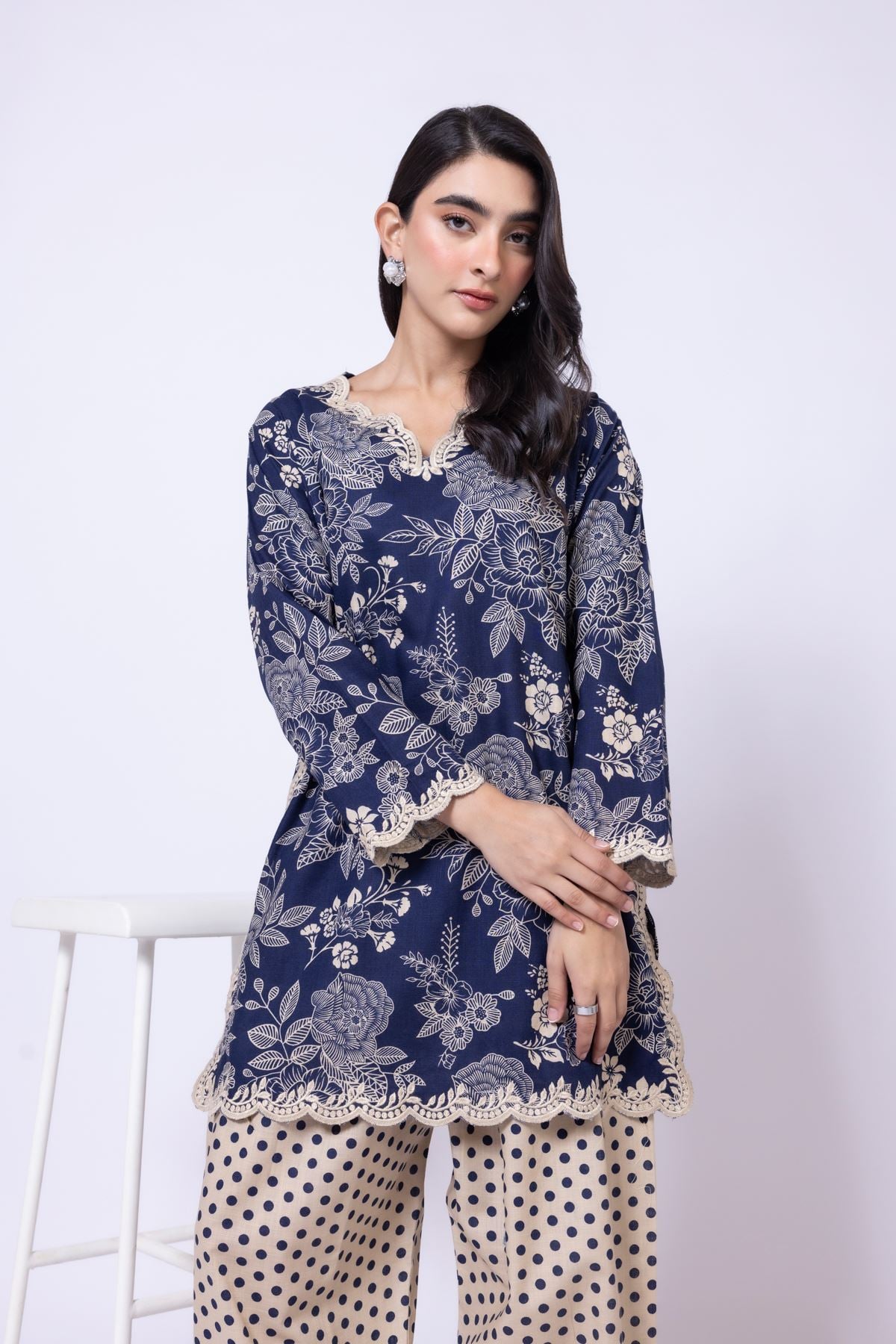 Buy Kurta | 0.0 N/A | 25-09-11E14-03TB-VG_MULTI | Khaadi United States
