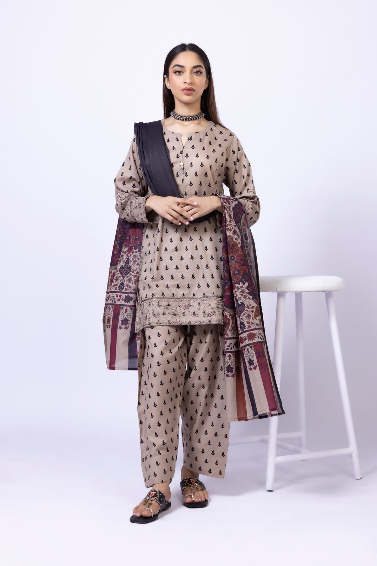 Buy Kurta | 0.0 N/A | 25-01E14-05TA-VG_MULTI | Khaadi United States
