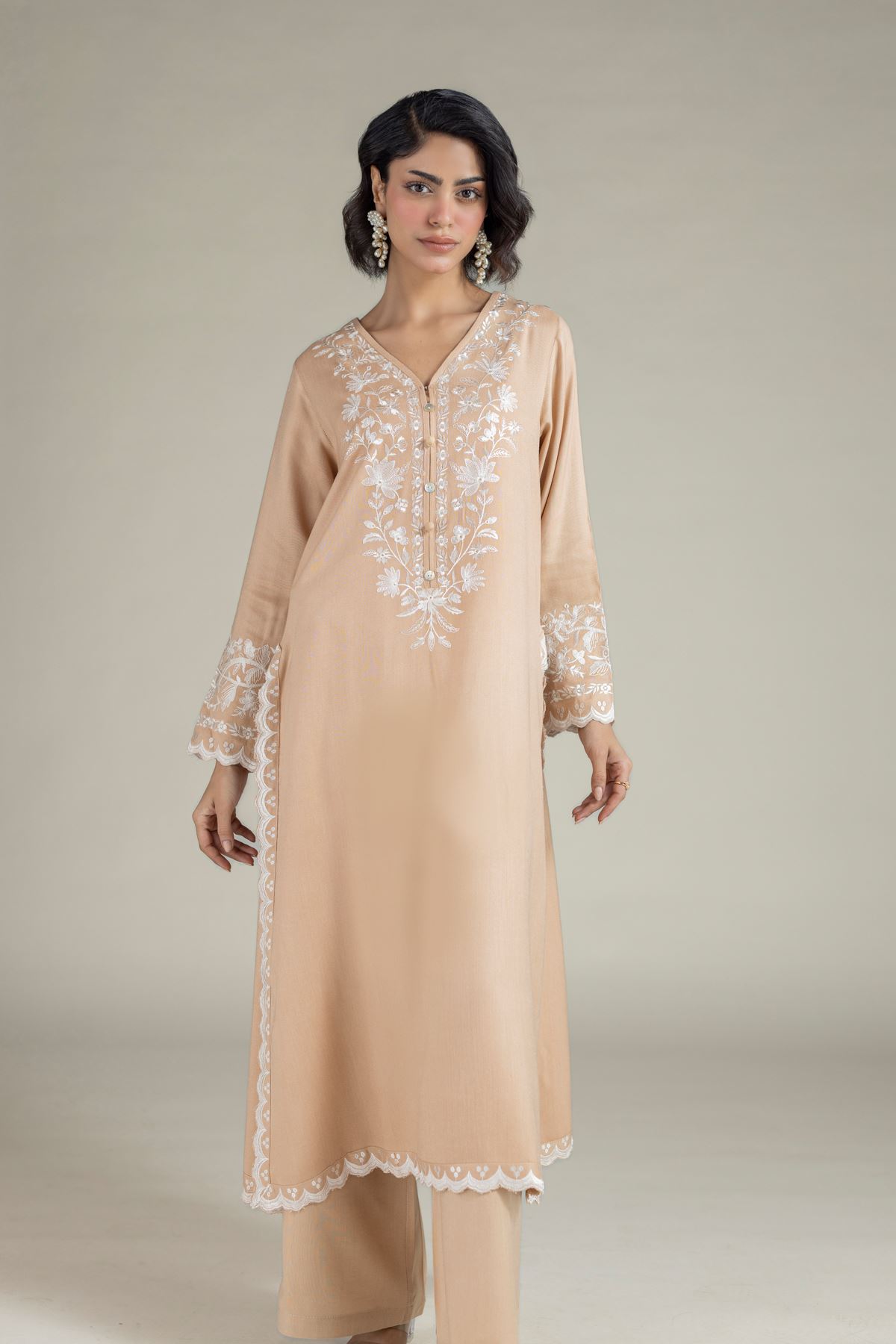 Buy Floral Longline Kurta | 0.0 N/A | 25-10-11E12-11TA-VG_MULTI