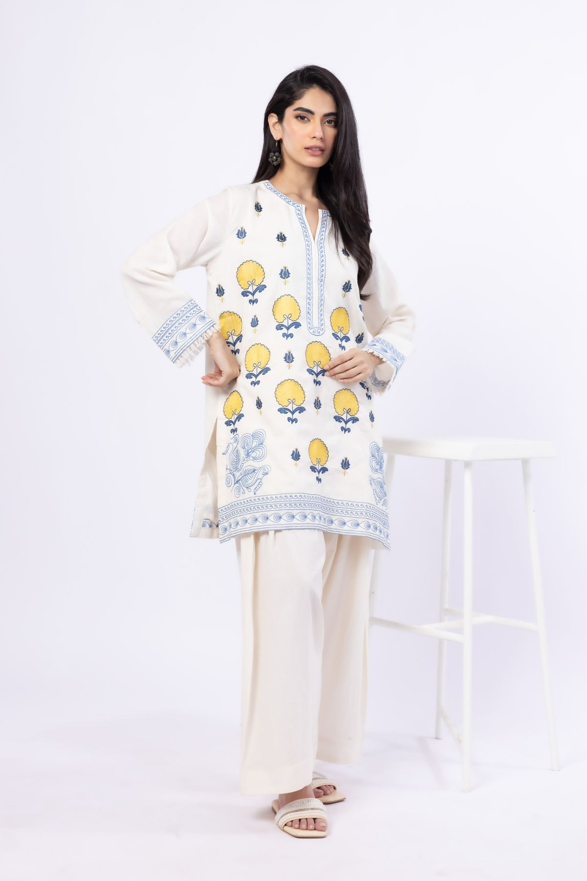 Buy Kurta | 0.0 N/A | 25-08K3-03TA-VG_MULTI | Khaadi United States
