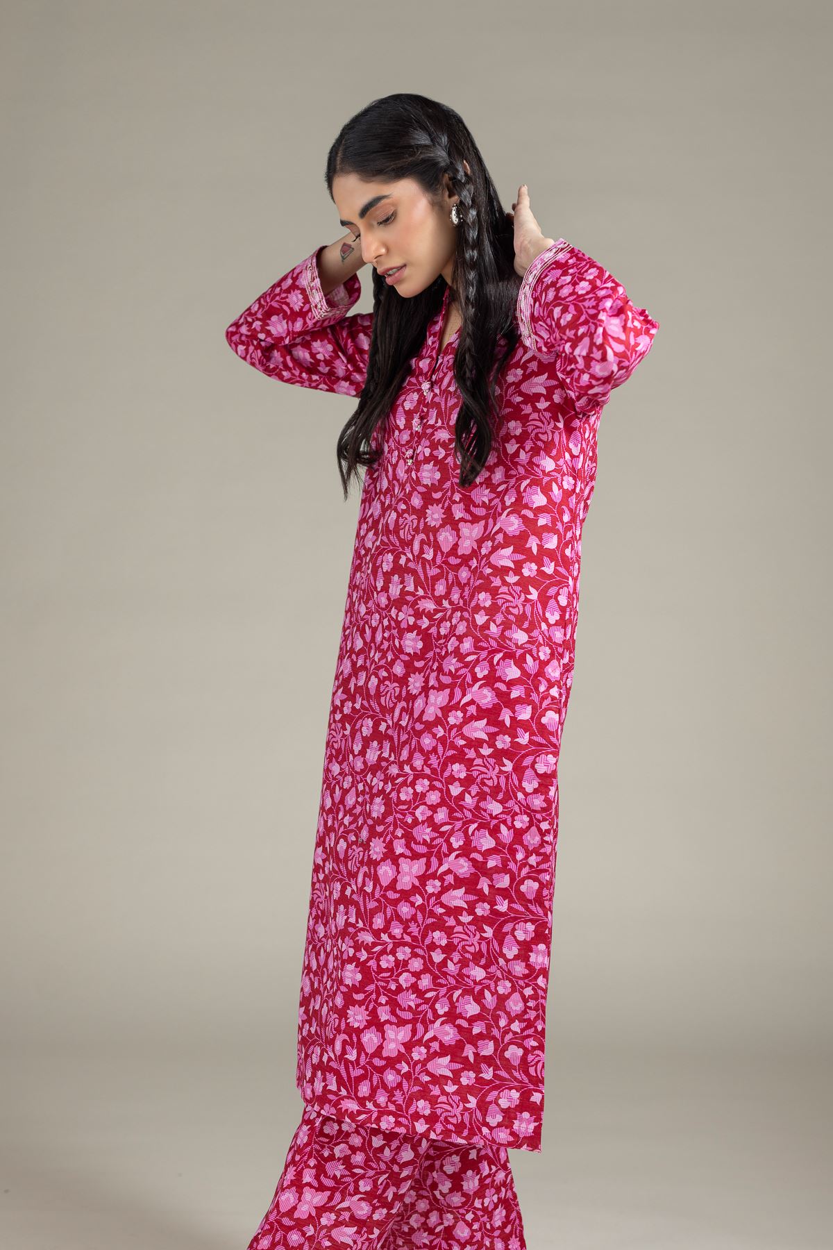 Buy Kurta | 0.0 N/A | 25-06-6E8-01TB-VG_MULTI | Khaadi United States