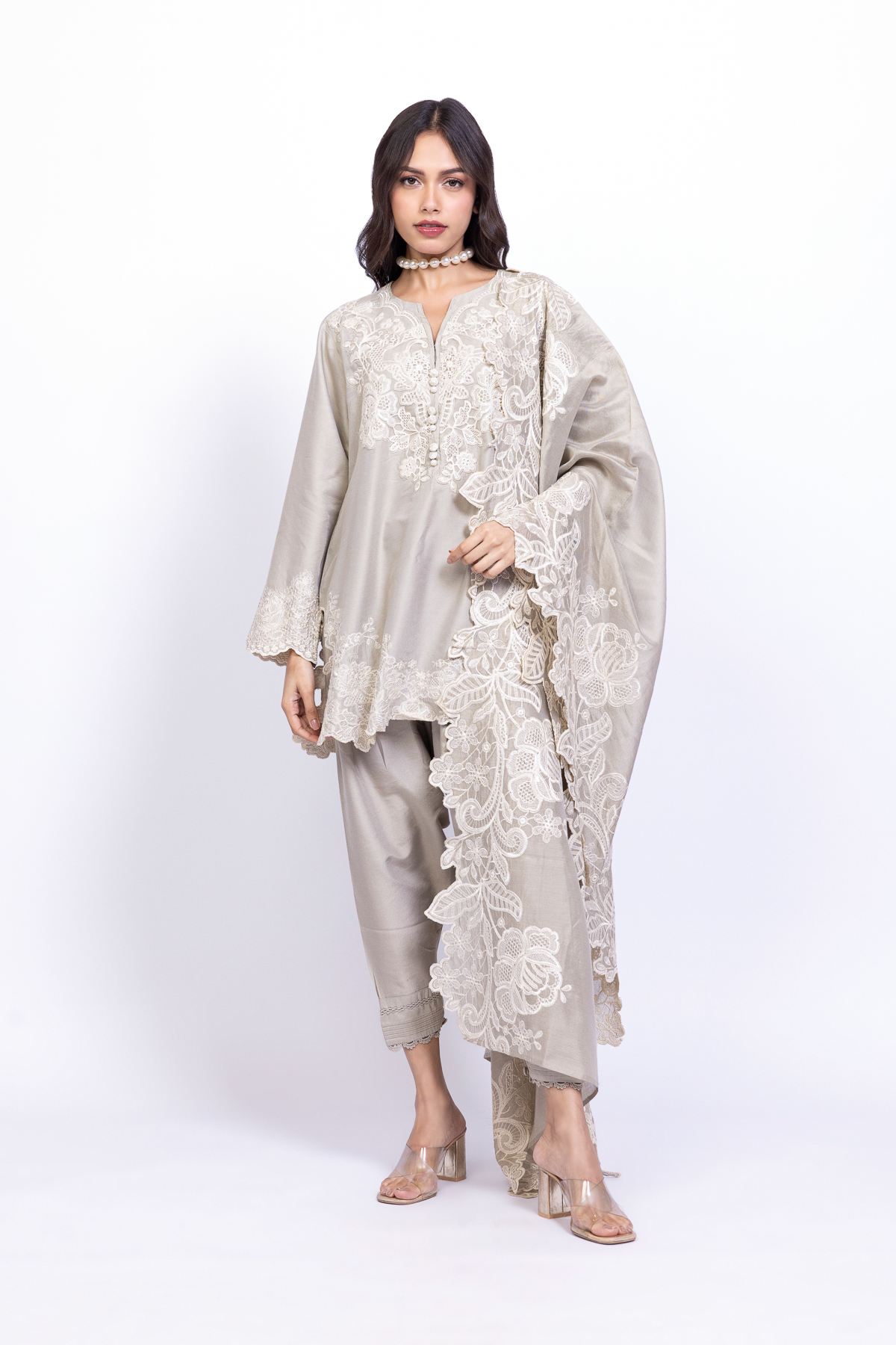 Buy Dupatta | 0.0 N/A | 25-09-9S1-03SA-VG_MULTI | Khaadi United States