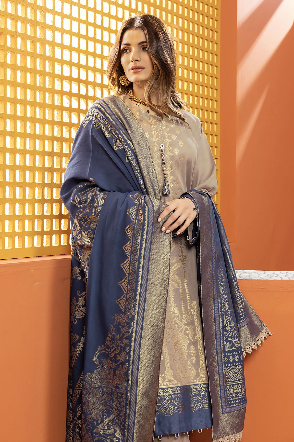 Buy Tailored 3 Piece | 0.0 N/A | BCO240103ST-VG_BEIGE | Khaadi