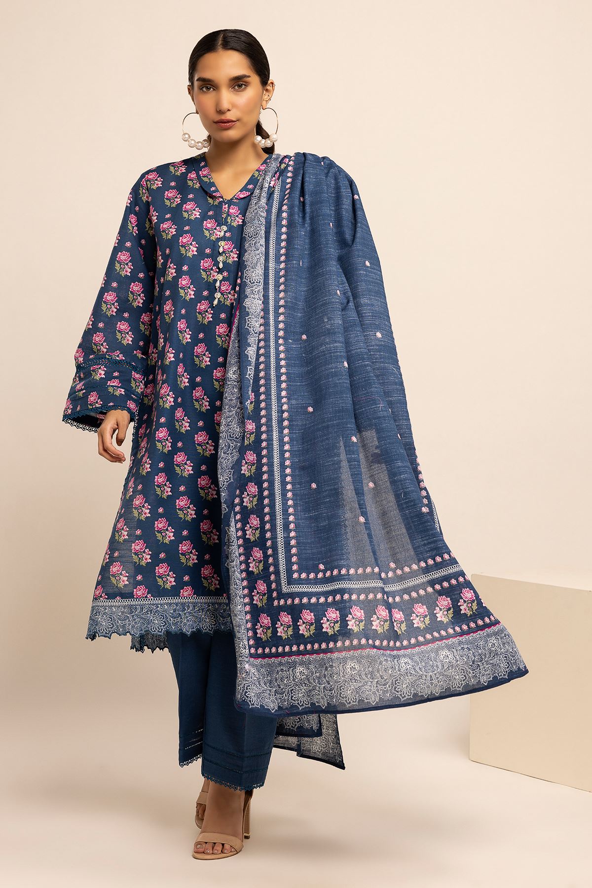 Buy Fabrics 3 Piece | 7.20 USD | 1001788120 | Khaadi United States