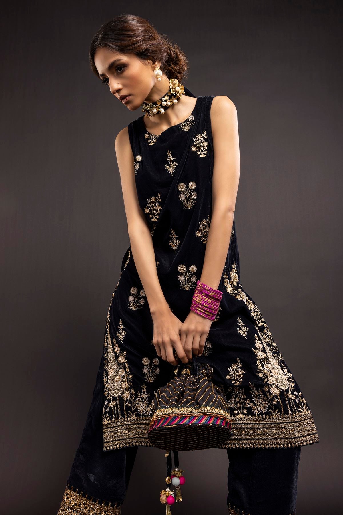 Buy Kurta Embroidered 18.00 USD 1001745293 Khaadi United States